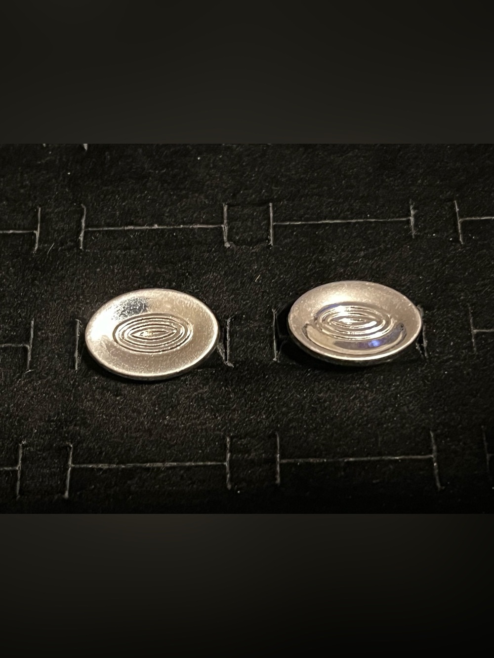 Vintage Swank Silver toned Cufflinks